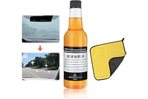 GUBUYI Dissolvant de Film d'huile pour Verre,Glass Oil Film Remover,nettoyant de film d'huile de verre de voiture,Car Windshield Cleaner,Nettoyant Anti-Taches pour Pare-Brise de Voiture