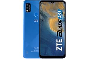 ZTE Blade A51 - Smartphone 6.52 "HD + Screen, 13MP + 2MP Dual Camera, 2GB + 32GB Memory, Blue Color.
