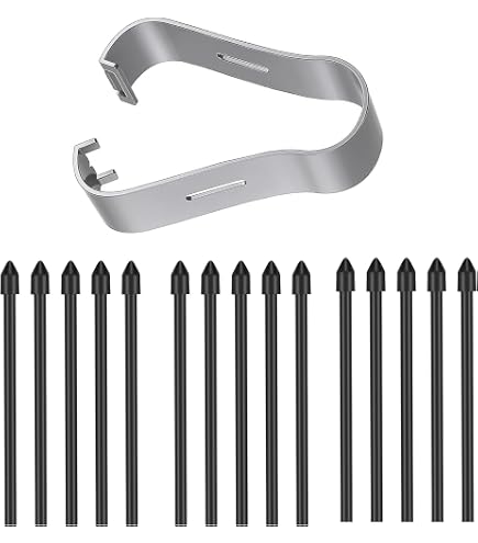 Bewinner Set Di 20 Pennini Di Ricambio Per Penna Stilo Galaxy Tab S8, S8 Plus – Con Pinzette, Ditali E Pennelli - 4