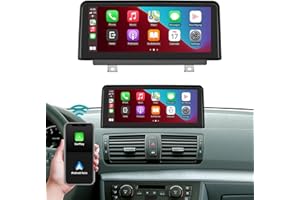 Ninetom Pantalla táctil de Radio de Coche de 10,25 Pulgadas para BMW Serie 1 E81/E82/E87/E88 2004-2008 con Sistema CCC, Compatible con Apple CarPlay/Android Auto/Mirrorlink/Navegación
