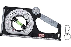 GAROSA Inclinomètre Numérique Haute Précision avec Base Magnétique pour Menuiserie Bâtiment Maçonnerie Automobile - Détecteur d'Angle Polyvalent Rapporteur de Pente Professionnel