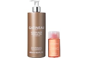 Gatineau - Golden Glow Gradual Tan (400ml) + Exfoliating PHA+BHA Glow Tonique (30ml), For Glowing Skin