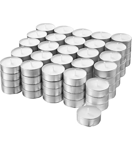 METRO Professional Maxi Tealight | Paraffina Pura 5,7 Cm | Durata 8 Ore | 36 Pezzi In Alluminio | Fatti In Germania - 3