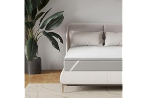 EGO HOME Matratzen Topper 180x200cm, 5cm Höhe Matratzentopper aus Memory-Schaum Öko-TEX Zertifiziert, Abnehmbaren und Waschbaren Matratzenauflage für Boxspringbett Matratzen Schlafsofa