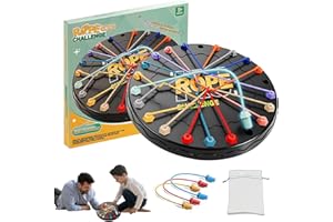 CHAOTEMAI Rope Challenge Puzzle Puzzle Game, Brainy Knots, Rope Puzzles Board Game, Smart Games, Logic Games, Twisted Rope Puzzle Game, for Children from 3 Skill Game, Educational Game