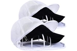 Moslate Gabbia di Lavaggio per Cappelli 2/4pcs - Lavatrice per Cappelli da Baseball per Lavatrice o lavastoviglie, Gabbia per Cappelli da Lavare, Sacchetti per Lavaggio dei Cappelli per Berretti