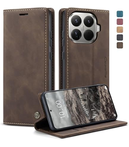 Ysnzaq Portafoglio Con Cerniera Per Xiaomi 14T Pro - Custodia In Pelle TPU Con Slot Schede E Supporto - Antiurto Blu - 3
