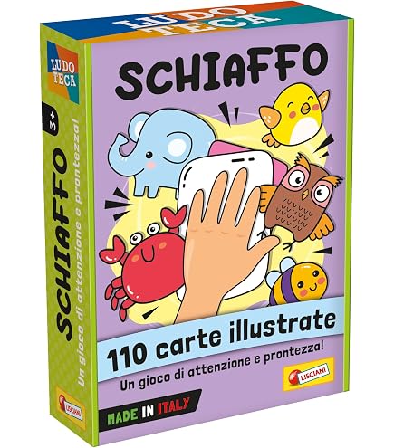 Lisciani Giochi Ludoteca – Kartenspiel Für Kinder, 110 Karten, Made In Italy, Fördert Logik & Konzentration