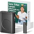 Moman Amplificateur de Voix avec Micro Cravate sans Fil, Haut-Parleur Portable sans Effet Larsen Faible Latence, Système de Sonorisation Personnel Micro sans Fil Clipser pour Enseignants