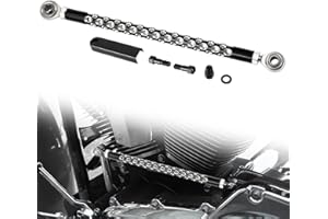 Amazicha Schwarzes Schaltgestänge kompatibel für Harley Davidson Softail Dyna Touring Street Glide Electra Glide Road Glide Road King Tri Glide 1986–2020