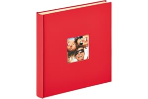 walther design album fotografico rosso 33 x 34 cm album autoadesivo con ritaglio di copertina, Fun SK-110-R