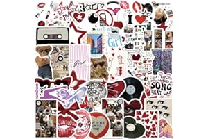 DIWSO 50 Pezzi di Adesivi delle Downtown Y2K per Computer Portatile, Snowboard, Valigia, Album, Skateboard, Bagagli, Graffiti, Adolescente, Ragazzo, Ragazza, Impermeabile