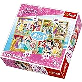 Trefl &Ccedil;ocuk Puzzle Happy Day of Princesses/Disney Prin 35+48+54+70 Par&ccedil;a 4 in 1 Puzzle