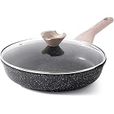 Kordisen Nonstick Induction Frying Pan with Lid 28 cm, Healthy and Non-Toxic, PFOA Free