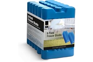 KEPLIN Home Freezer Blocks for Family - Long Lasting Reusable Ice Boards, Portable Cool Box Keeps Food, Drink, Lunchboxes Cooler for Hours