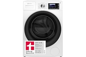 Bauknecht Waschmaschine 8kg, Stiftung Warentest GUT (2,4)*, Supreme Silence, EEK A-20%, 1400 U/min, ZEN-Motor, Besonders leise, Dampftechnologie, B6R 88 SILENCE DE, Weiß