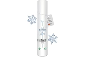 ‎HEALTHY.LIFE VIENNA HLV - neutrales Trockenshampoo extra Frische & Volumeneffekt - Haarpflegespray ohne Ausspülen mit belebendem Duft, entfernt Rückstände & überschüssiges Fett - alle Haartypen (Blizzard Ice Spray 200ml)