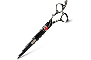 SHARONDS nero rose forbici professionali da parrucchiere, 6 "e 7" Japan 440 C parrucchiere forbici