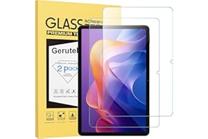 Gerutek 2-Pack Screen Protector for Xiaomi Redmi Pad SE/Pad 2 11 inch [Tempered Glass] [Ultra Clear] [Anti Scratch] [[9H] for Xiaomi Redmi Pad 2/Pad SE Tempered Glass Screen Protector Film 2025/2023
