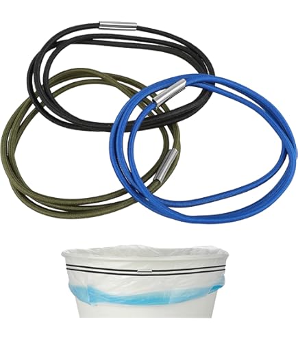Ceinture Élastique Sac Poubelle Lot De 4 - Sangles Caoutchouc Pour Poubelles 13-30 Litres