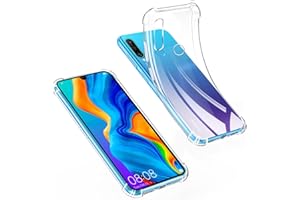 Vauki Funda para Huawei P30 Lite Transparente, Carcasa Antigolpes Ultra Thin Suave TPU Silicona, Anti-arañazos Bumper con Esquinas Reforzadas Anti-Choque Case Niños y Niñas para Huawei P30 Lite