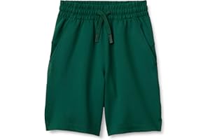 Amazon Essentials Pantaloncini Sportivi Tecnici ad Alte Prestazioni, in Maglia Elasticizzata Bambini e Ragazzi