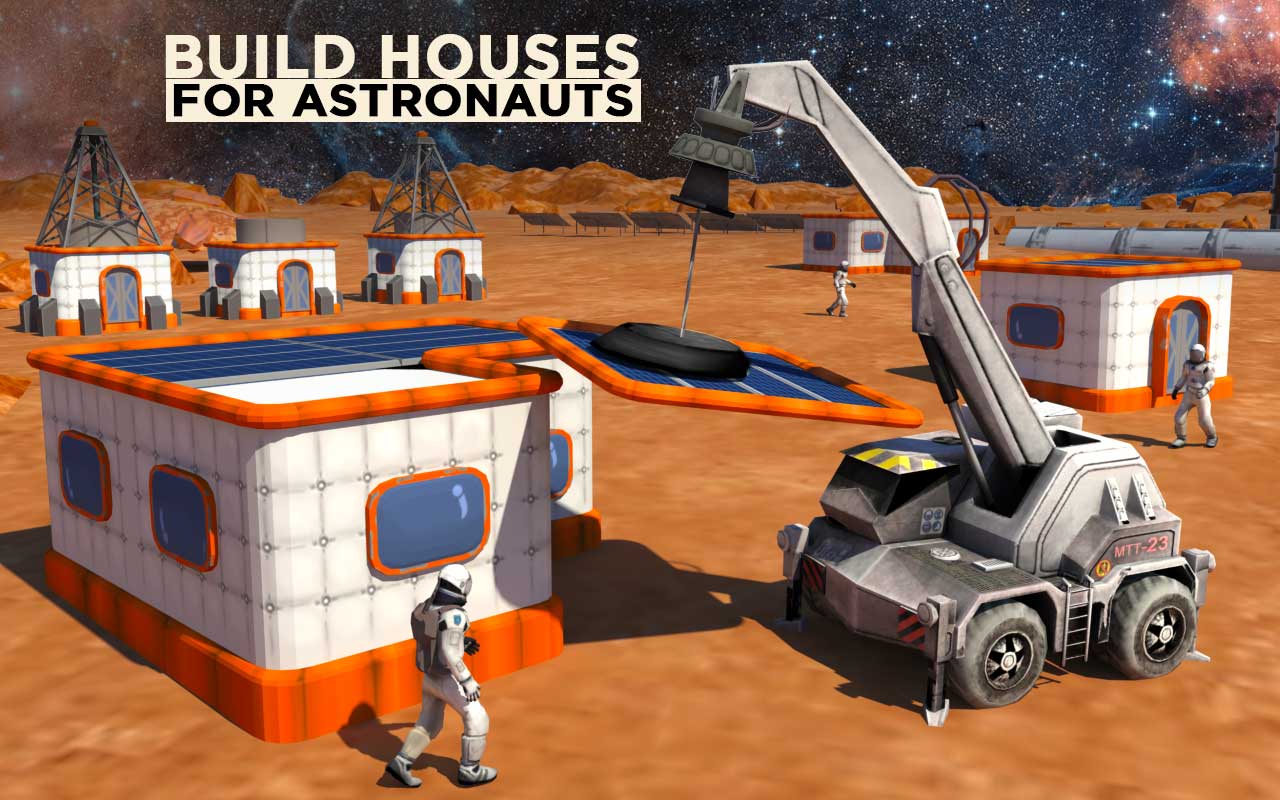 Espace Station Construction Simulateur 2018 Planète Mars Colonie