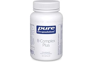 Pure Encapsulations Vitamin B-Complex Plus - B Vitamin Formula with Active Folate - for Cardiovascular Health, Memory, Skin & Hair - 60 Capsules