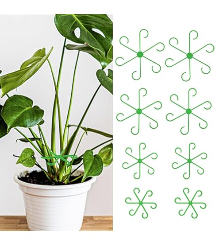 10 stuks plantensteunen voor de tuin, metaal, halfronde tuinplantenhouder