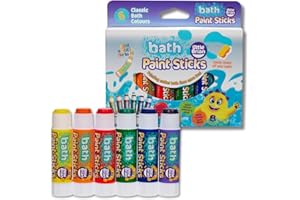 Little Brian Bath Paint Sticks, Assorted, 6 x 10g, LBPS10BA6