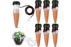 Sunshine smile 6 Stück Wasserspender für Zimmerpflanzen,Bewässerungssystem Balkon,Automatische Bewässerung Zimmerpflanzen,Selbstbewässerung Bewässerungssystem