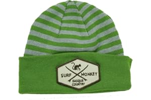 DRESSED IN MUSIC PLAY WITH ME Beanie Gorro niño/niña Surf Monkey® - Talla única - Fabricado en Europa