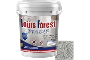 PULUNTO Hochglanz Marmor Effekt Epoxy Bodenbeschichtung Louis Forest Epoxy Bodenfarbe Garagenboden Farbe Wasserfest Epoxidboden Farben Marmorfarben Haushalt Möbelfarbe
