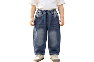 CM C&M WODRO säckig jeans pojkar 2–7 år pojkbyxor babybyxor pojkar breda ben jeansbyxor pojkar denim byxor med fickor blå lån