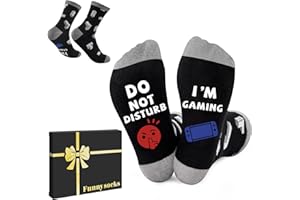 inaWarm Funny Socks for Men - Cotton Calf Novelty Socks - Great Christmas, Birthday & Halloween Gifts - Secret Santa Gifts for Dad, Husband, Brother, Uncle, 9-11