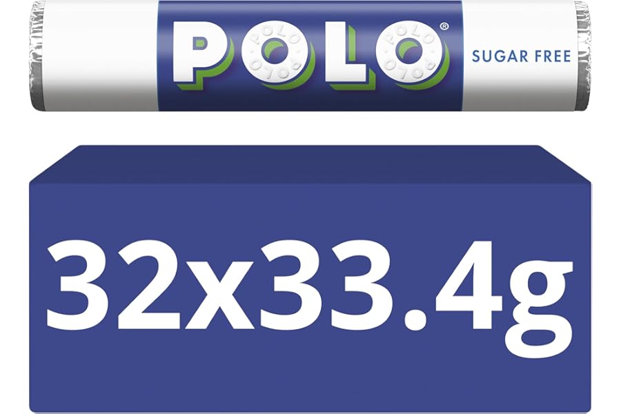Polo Sugar Free Mints Tubes, 32 x 33.4 g