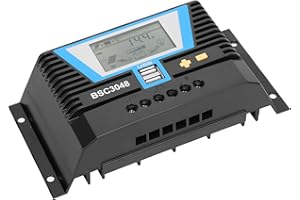 SALUTUYA Intelligenter Solarladeregler Starker und langlebiger 12V / 24V / 36V / 48V BSC3048 Solarregler für verschiedene Batterien