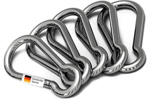 everlar® karbinhake liten I 4–8 mm I karbinhake, mini karbinhake, nyckelring, karbinhake, liten, nyckelkarbinhake
