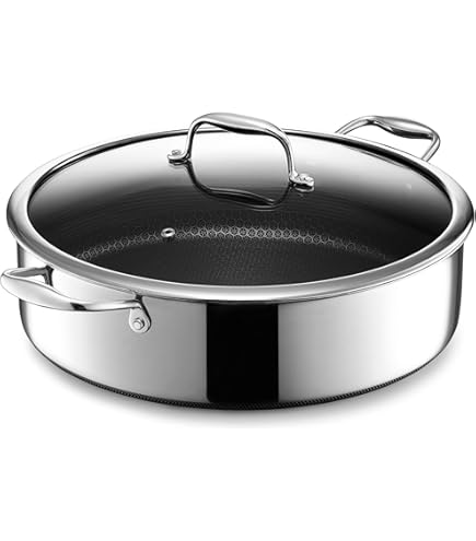 T-fal Stone Force Jumbo Cooker - 5 Quart Platinum Non Stick Pot With 609726