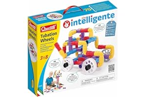 Quercetti 041857 Tubation Wheels Toy, Multi-Coloured, 68 Pezzi