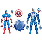 Hasbro Marvel Legends Series Gamerverse Captain America vs Venom İkili Aksiyon Fig&uuml;r Seti, Retro Video Game