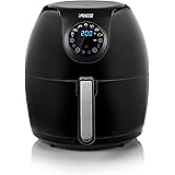 Princess Friggitrice ad Aria Calda Family XXL, 1700 W, 5.2 Litri, 7 Impostazioni di Cottura, Teglia per Torte Inclusa, Ricett
