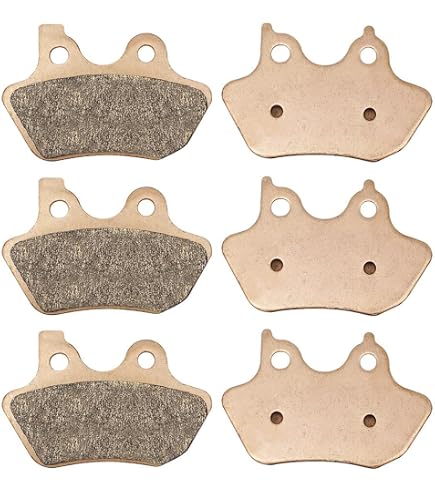 TRW MCB781SH Plaquette De Frein Sinter Street - Kit Arrière Harley-Davidson FLHTK Et Autres Modèles