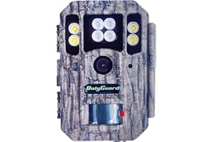 BolyGuard Cámara de caza de 56 MP, lente dual 4K, luz blanca LED de 100 pies, soporte de detección 256 G BG662-D