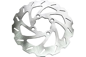 Vanlison Rear Brake Disc Rotor 220MM Compatible with Yamaha ATV Wolverine 350 1995-2005 Banshee 350 1987-2006 Raptor 660R 2001-2005 Blaster 200 1988-2006 Warrior 350 1988-1989 Repl.# 2XJ-25831-50-00