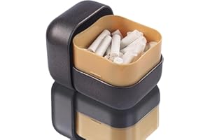 DONGCILL Aktivkohlefilter 6mm,50 Stück Aktivkohlefilter Slim,Aktivkohlefilter Super Slim mit Aktivkohle aus Kokosschale – Filter mit 27 mm Länge,Premium Filter,Keramikkappen,Optimiert Geschmackserlebnis