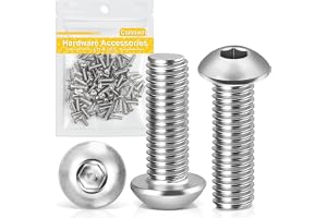 Caianwin-M4 x 16 mm 100 st Linsenkopfschrauben Innensechskant 304 rostfritt stål