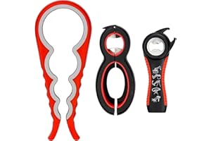 ETELIAR Glasöffner Greifer, 3 Stücke Glasöffner Flaschenöffner Glas-Flaschenöffner, Multifunktions Flaschenöffner