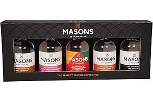 MASONS OF YORKSHIRE Masons Tasting Gin Gift Set 5 x 5cl