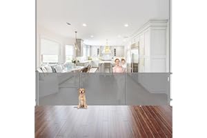 WODONDOG Cancelletto di sicurezza retrattile extra largo, 0-300 cm Porta retrattile e cancelletto per bambini e animali domestici, barriera per bambini estensibile, adatto per uso interno ed esterno